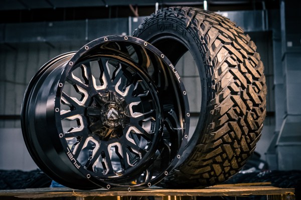 Wheel and all-terrain tire at Krietz Customs